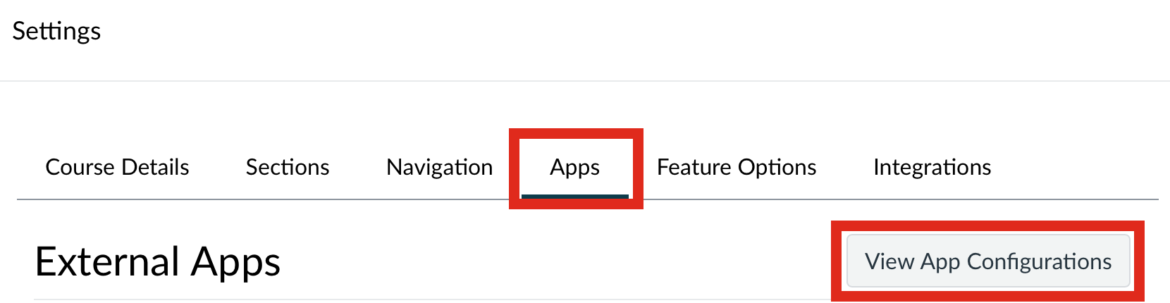 Canvas Apps tab and View App Configurations